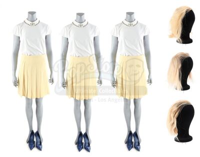Lot # 41: The Gifted - The Frost Sisters' Blackout Costumes with Wigs