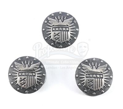 Lot # 68: The Gifted - Sentinel Services Lapel Pins