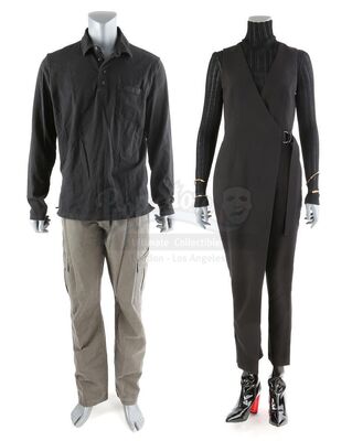 Lot # 89: The Gifted - Fade's Finale Costume and Reeva Payge's Inner Circle Leader Costume