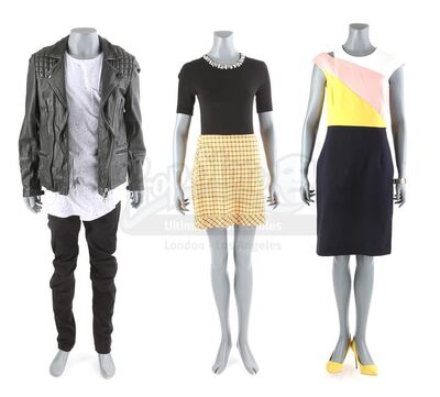 Lot # 91: The Gifted - Andy Strucker, Reeva Payge, and Esme Frost's Birth of Dawn Costumes