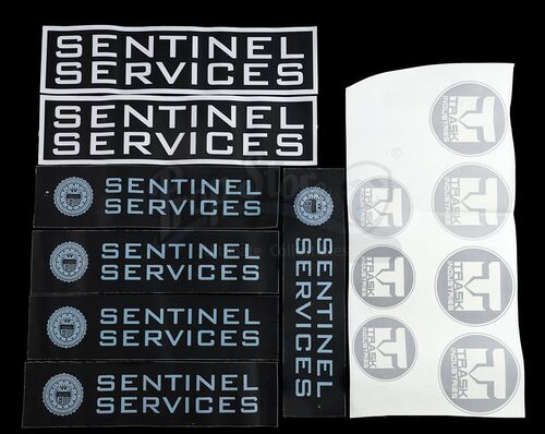 Lot # 97: The Gifted - Collection of Sentinel Services and Trask Industries Stickers