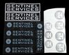 Lot # 97: The Gifted - Collection of Sentinel Services and Trask Industries Stickers