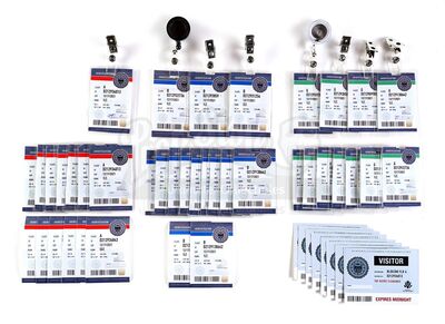 Lot # 98: The Gifted - Collection of Sentinel Services IDs and Visitors Passes