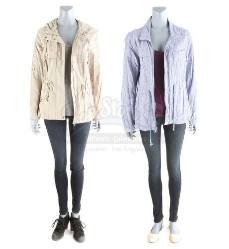 Lot # 104: The Gifted - Caitlin Strucker's Bloodied Hacking and Packing Costumes