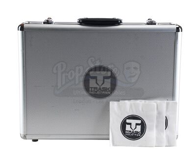 Lot # 110: The Gifted - Trask Industries Briefcase and Napkins