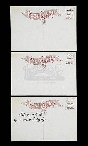Lot # 116: The Gifted - Postcards