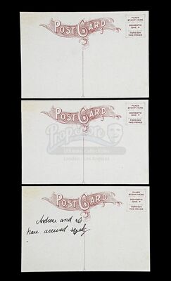Lot # 116: The Gifted - Postcards