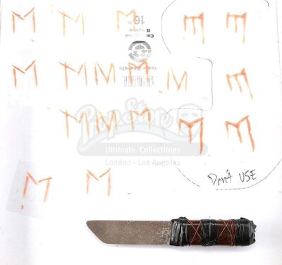 Lot # 118: The Gifted - Morlock Branding Knife with 18 Unique "M" Appliances