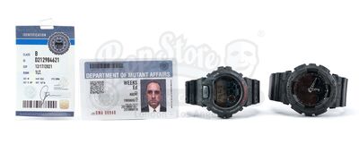 Lot # 134: The Gifted - Ed Week's Badges with Two Watches