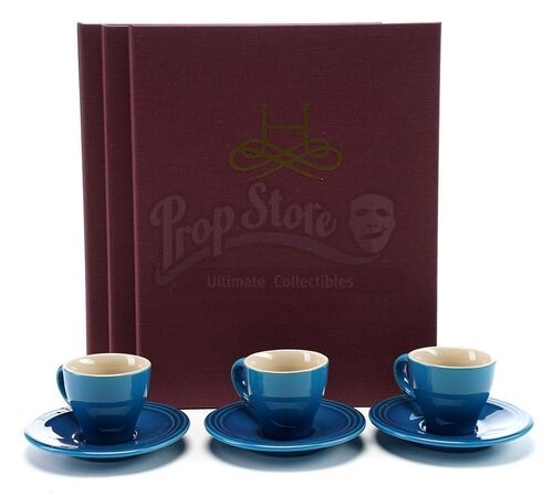 Lot # 157: The Gifted - The Inner Circle's Espresso Set with Hellfire Club Menus