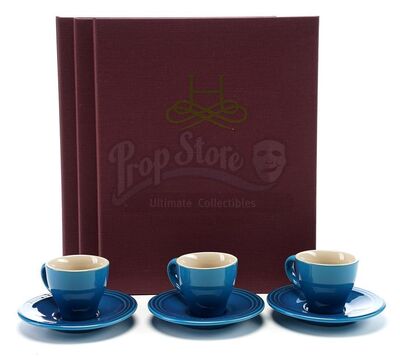 Lot # 157: The Gifted - The Inner Circle's Espresso Set with Hellfire Club Menus