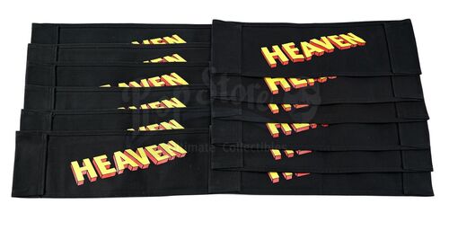 Lot # 160: The Gifted - Collection of Blank and "Guest Cast" Chairbacks