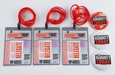 Lot # 170: The Gifted - Humanity Today VIP Passes with Pins