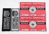 Lot # 183: The Gifted - Sentinel Services Patches and Warning Stickers