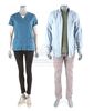 Lot # 187: The Gifted - Reed Strucker's Confession Costume with Caitlin Strucker's Scrubs