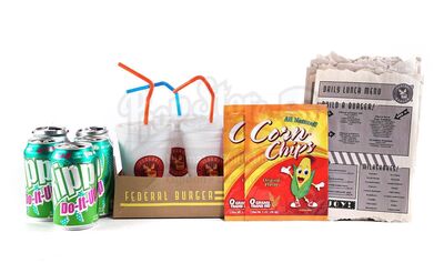 Lot # 190: The Gifted - Andy Strucker and Twist's Federal Burger Date Accessories