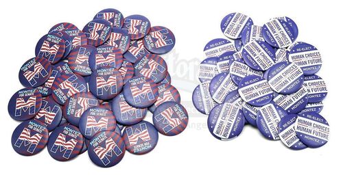 Lot # 195: The Gifted - Montez's "Human Choices" and "M" Buttons