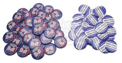 Lot # 195: The Gifted - Montez's "Human Choices" and "M" Buttons