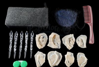 Lot # 202: The Gifted - Blink's Contacts, Portal Daggers, Ear Appliances, and Additional Accessories