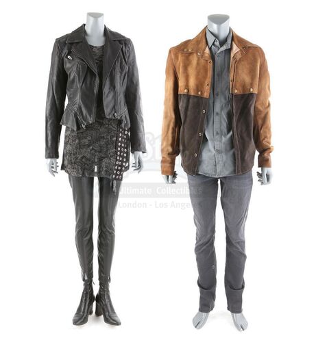 Lot # 205: The Gifted - Polaris' Reconciliation with Eclipse Costume and Eclipse's Morlock Meeting Costume