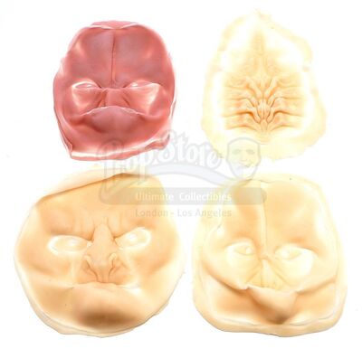 Lot # 209: The Gifted - Three Mutant Masks with Mutant Head Appliance
