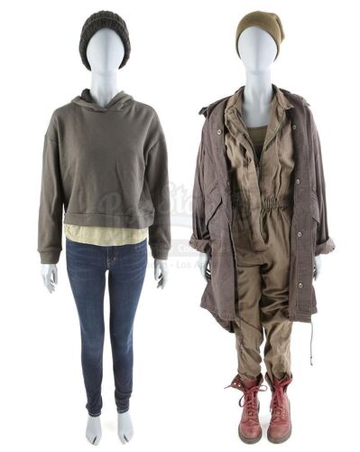 Lot # 228: The Gifted - Blink's Morlock Costume and Glow's Supply Raid Costume