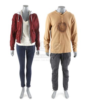 Lot # 232: The Gifted - Thunderbird's Energy-Blasted Costume and Blink's Morlock Costume