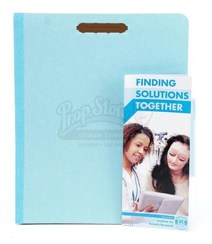 Lot # 242: The Gifted - Energyne DNA Paperwork File with X-Gene Pamphlet
