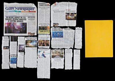 Lot # 252: The Gifted - Blink's information Journal and Mutant Newspaper Articles