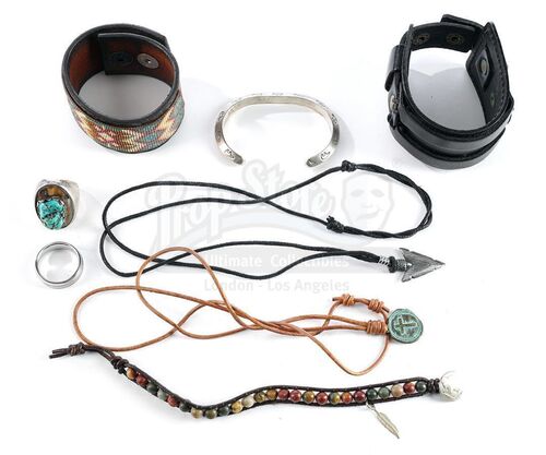 Lot # 255: The Gifted - Thunderbird's Turquoise Ring and Additional Accessories