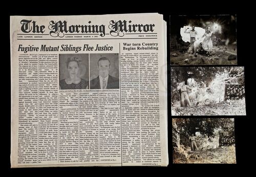 Lot # 256: The Gifted - Strucker Family Newspaper Article with Photos
