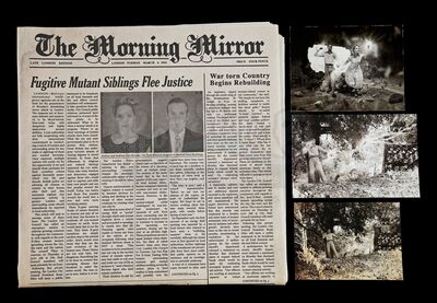 Lot # 256: The Gifted - Strucker Family Newspaper Article with Photos