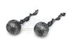 Lot # 259: The Gifted - Pair of Dawn Rattles - 2