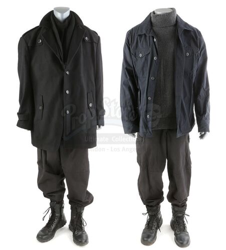 Lot # 260: The Gifted - Fade's Security Guard Assassination Costume and Bulk's Inner Circle Eclipse Meeting Costume