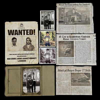 Lot # 263: The Gifted - Von Strucker Family Photos and Articles