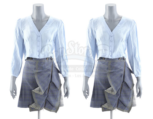 Lot # 267: The Gifted - Pair of the Frost Sisters' Costumes