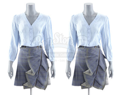 Lot # 267: The Gifted - Pair of the Frost Sisters' Costumes