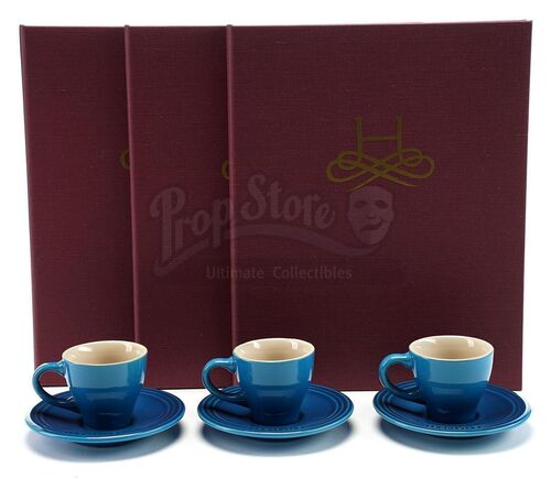 Lot # 272: The Gifted - The Inner Circle's Espresso Set with Hellfire Club Menus
