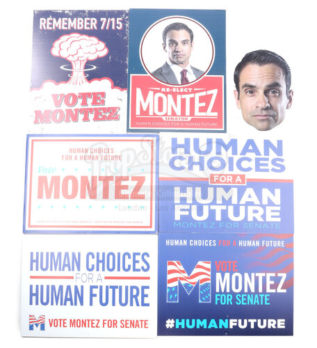 Lot # 274: The Gifted - Set of Senator Matthew Montez's Campaign Materials