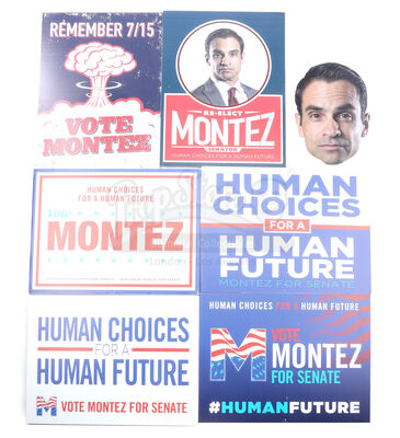 Lot # 274: The Gifted - Set of Senator Matthew Montez's Campaign Materials