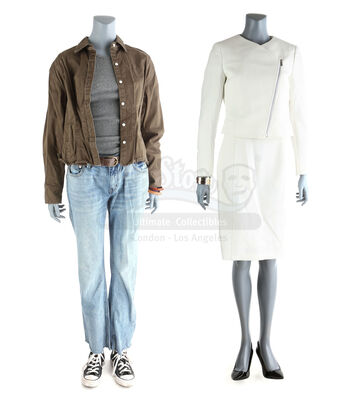 Lot # 280: The Gifted - Reeva Payge's Hellfire Club and Flashback Costumes