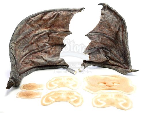 Lot # 285: The Gifted - Set of Mutant Wings and Facial Appliances