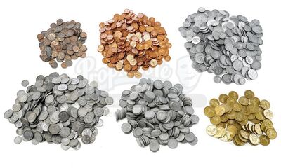 Lot # 292: The Gifted - Collection of Destroyed Parking Meter Coins