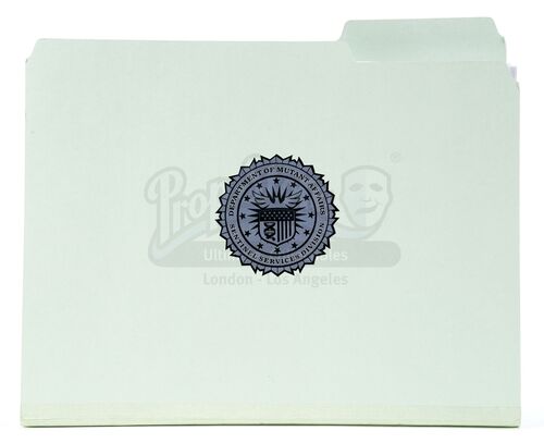 Lot # 303: The Gifted - Department of Mutant Affairs Case Files with Folder and Photo