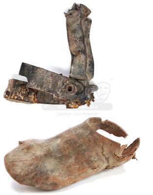 Lot # 9: Episode "Buried Alive" (2003, E5): Crash Test Dummy Foot and Skeleton Foot from the Original Buster