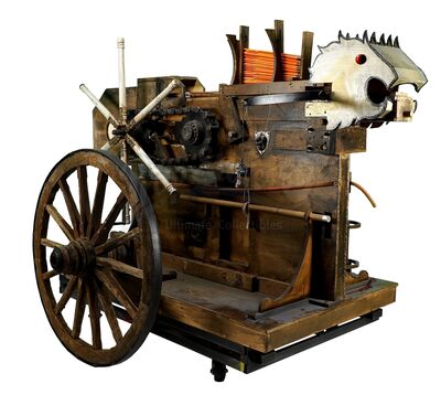 Lot # 10: Episode "Arrow Machine Gun" (2010, E152): Arrow Machine Gun on Platform Cart