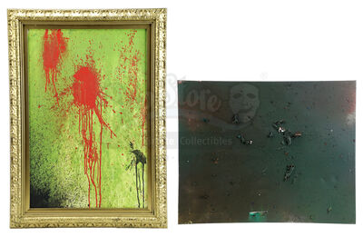 Lot # 15: Episode "Painting with Explosives/Bifurcated Boat" (2013, E205): Two Paintings with Explosives Paintings