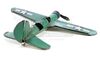 Lot # 17: Various Episodes: Green Metal Plane from Blueprint Room - 4