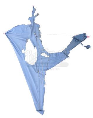 Lot # 26: Episode "Electrocuted Kite - Franklin's Kite" (2006, E48): Blue "Franklin" Kite and Episode Blueprints