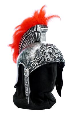 Lot # 33: Episode "Ancient Death Ray" (2004, E16): Mannequin Head and Roman Helmet